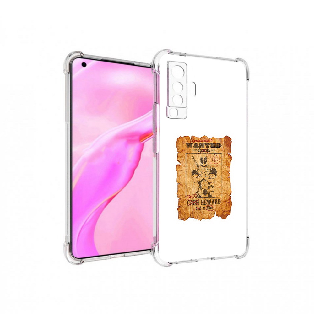 

Чехол MyPads Tocco для Vivo X50 дедпул (PT226969.391.317), Прозрачный, Tocco