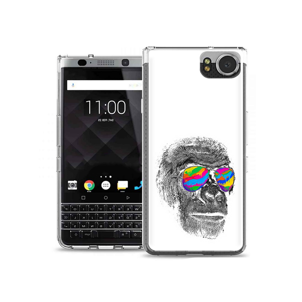 

Чехол MyPads Tocco для BlackBerry KeyOne крутая обезьяна в очках, Tocco