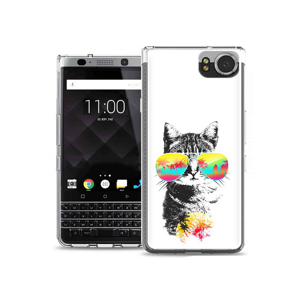 

Чехол MyPads Tocco для BlackBerry KeyOne крутой кот, Tocco