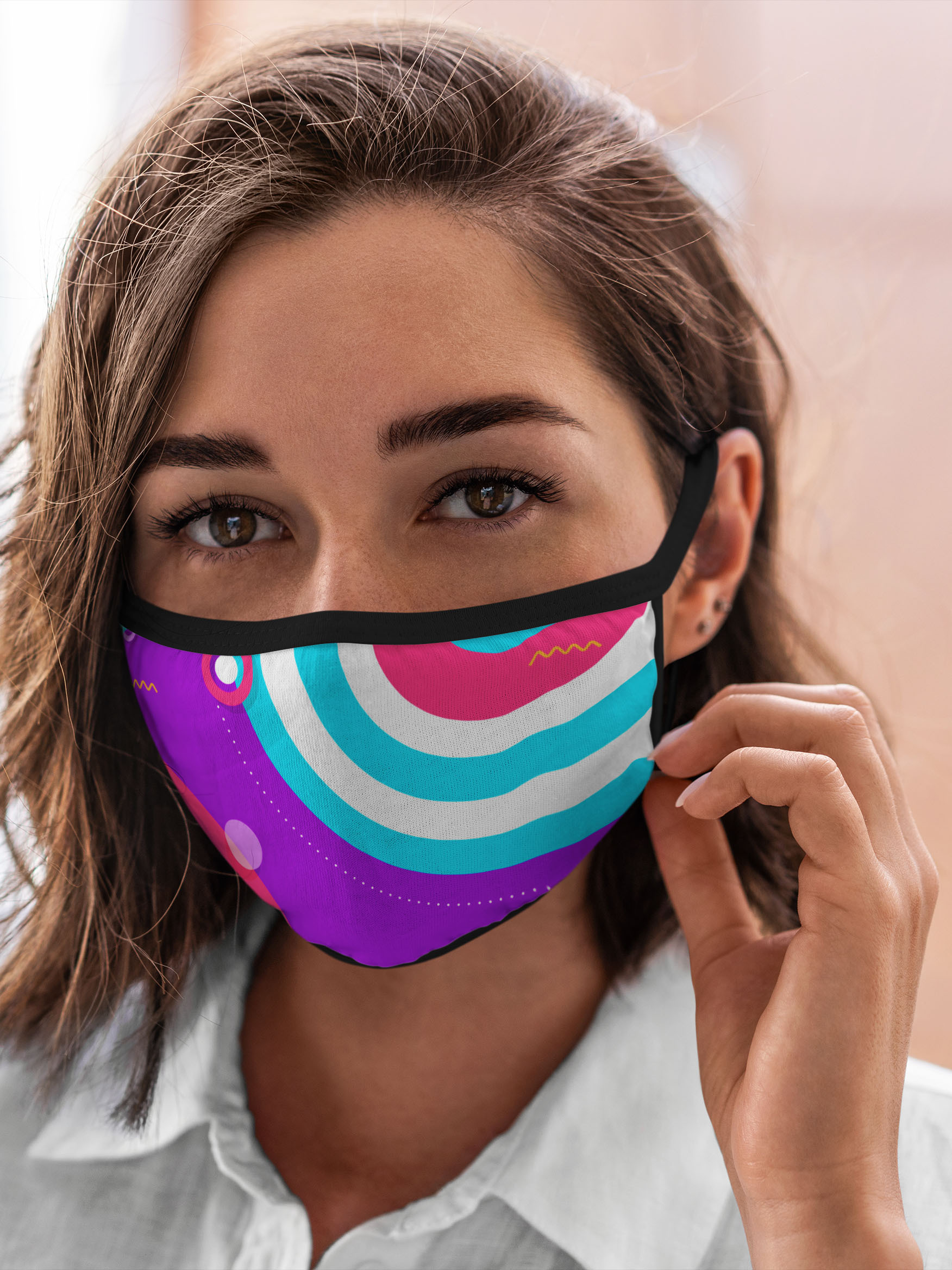 

Многоразовая маска унисекс Burnettie Модные Абстрактные Круги, Разноцветный, Модные Абстрактные Круги
