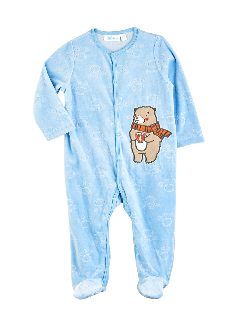 фото Комбинезон детский повседневный kari baby aw21b09104011 голубой р.68