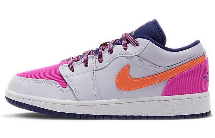 

Кеды унисекс Jordan Air Jordan 1 Low GS серые 36.5 EU, Серый, Air Jordan 1 Low GS