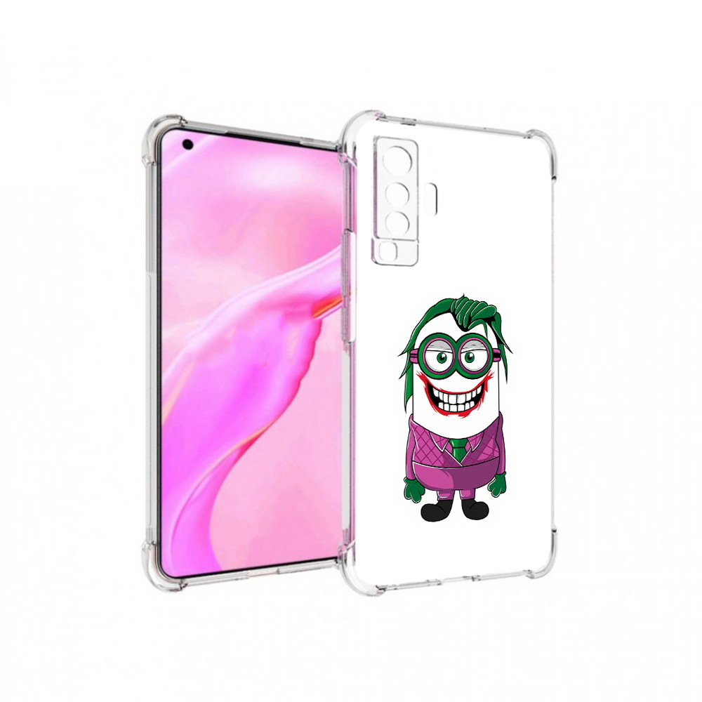 

Чехол MyPads Tocco для Vivo X50 джокер миньон (PT226969.391.322), Прозрачный, Tocco