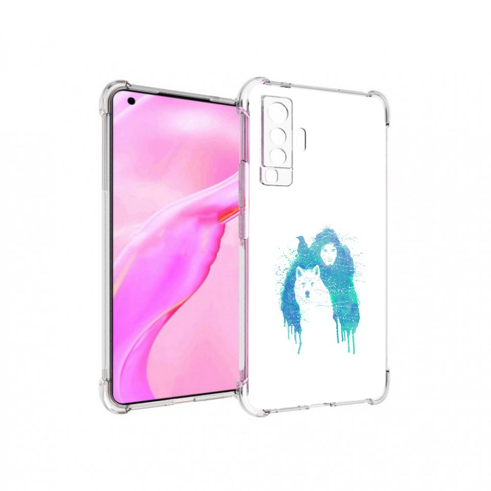 

Чехол MyPads Tocco для Vivo X50 джон сноу (PT226969.391.323), Прозрачный, Tocco