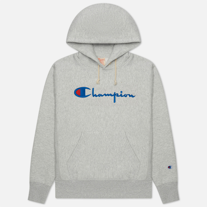 фото Худи мужское champion reverse weave 216499-em004 серое xs