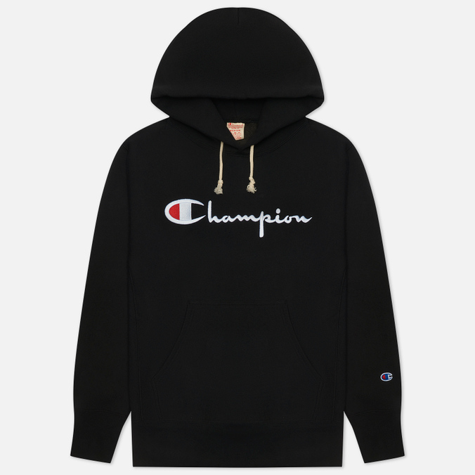 фото Худи мужское champion reverse weave 216499-kk001 черное s