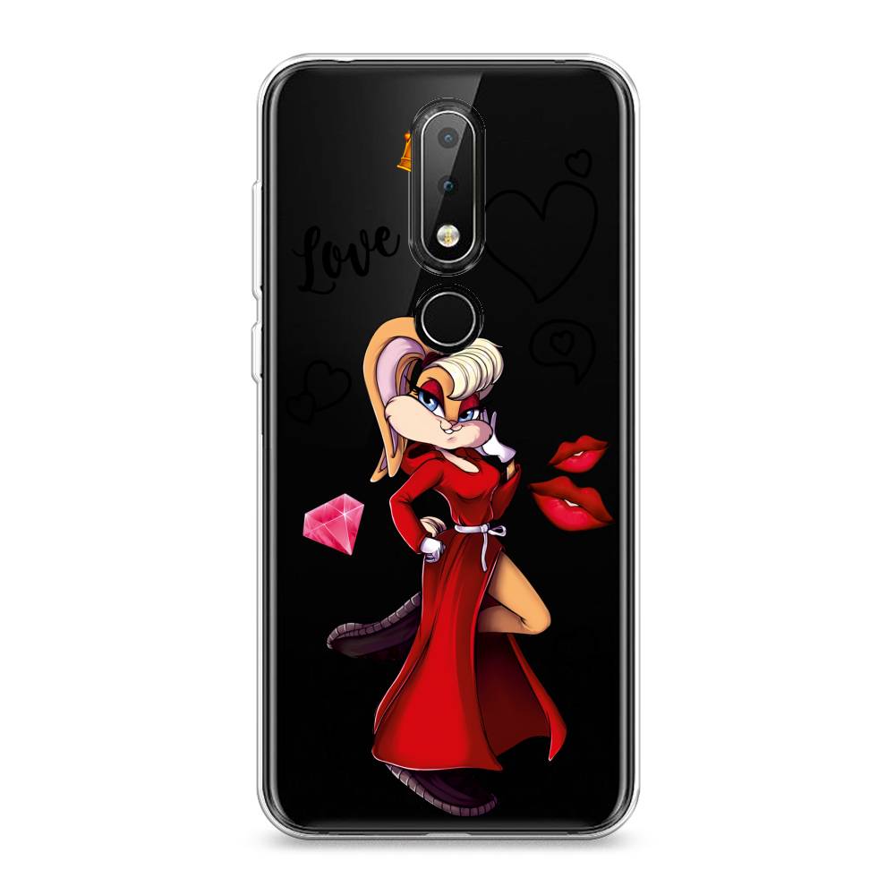 

Чехол на Nokia X6 "Rich Lola Bunny", Красный;бежевый;оранжевый, 121450-6