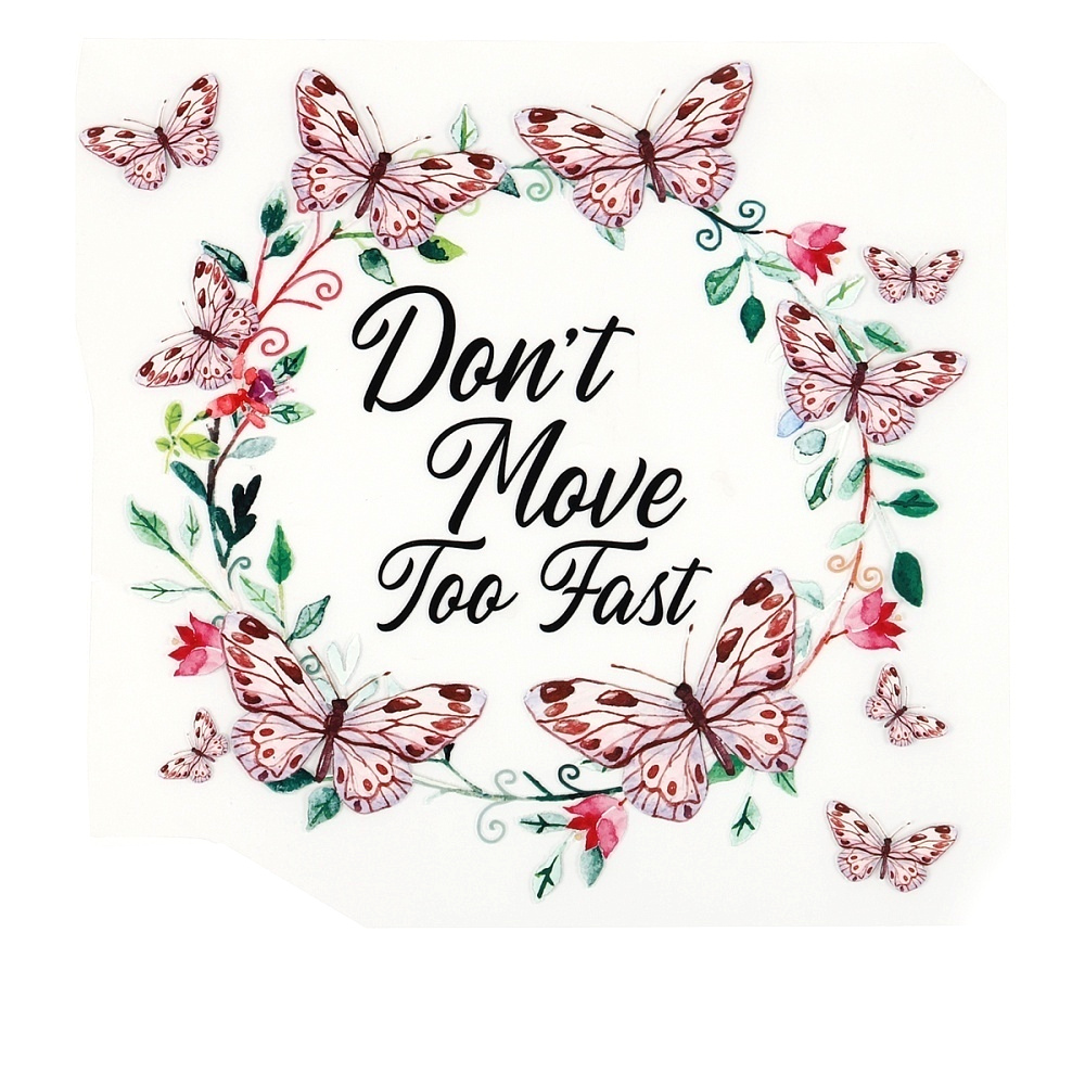 

TBY Don’t Move To Fast, 23х22 см, 10 шт