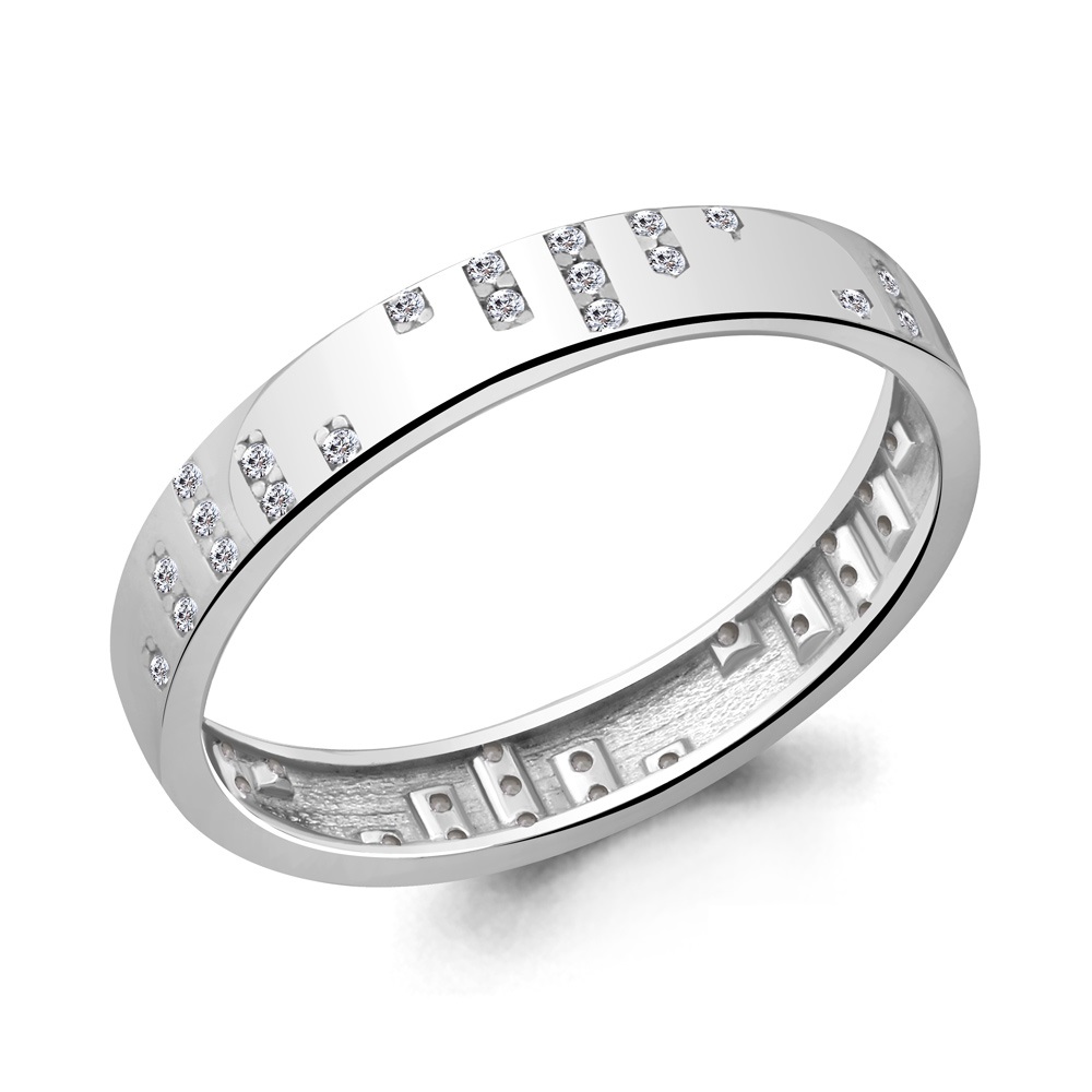 

Кольцо из серебра р. , AQUAMARINE 61691А_925, 61691А_925