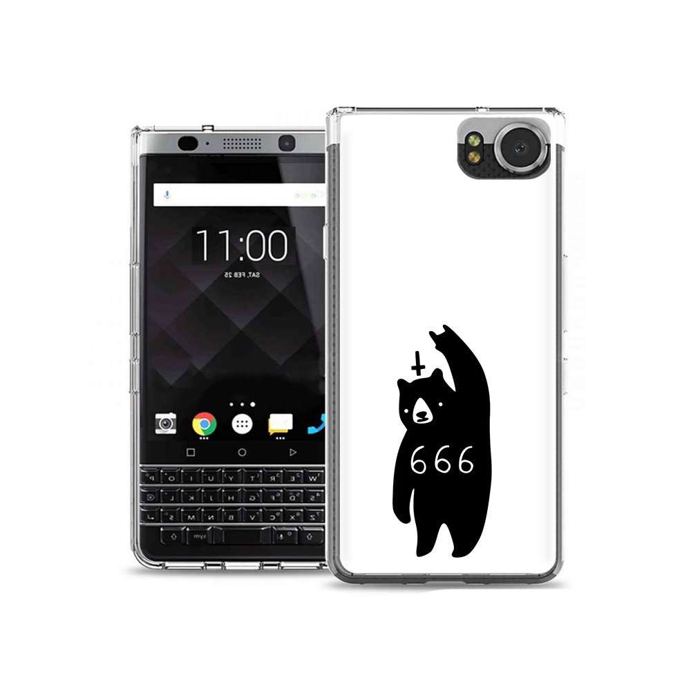 

Чехол MyPads Tocco для BlackBerry KeyOne медведь 666, Tocco