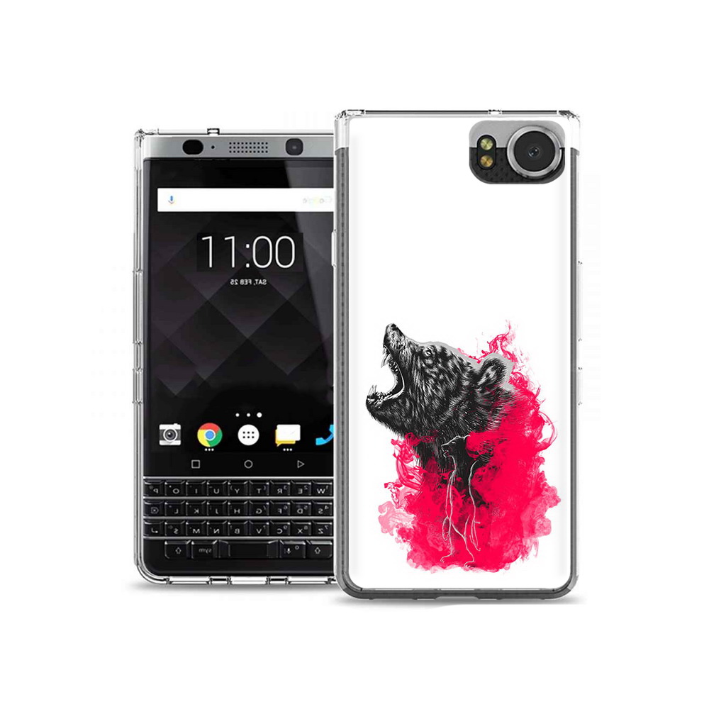 

Чехол MyPads Tocco для BlackBerry KeyOne медведь в дымке, Tocco