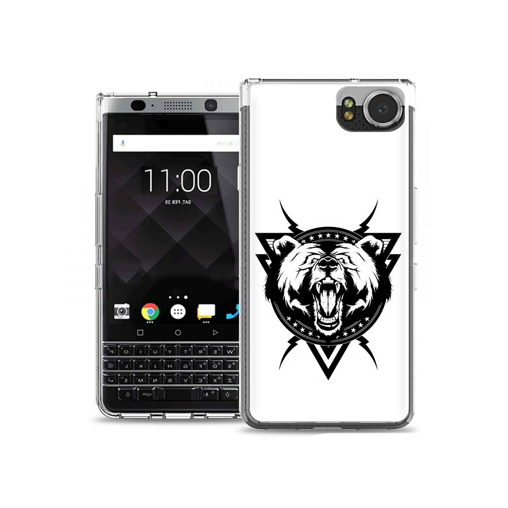 

Чехол MyPads Tocco для BlackBerry KeyOne медведь в треугольнике, Tocco