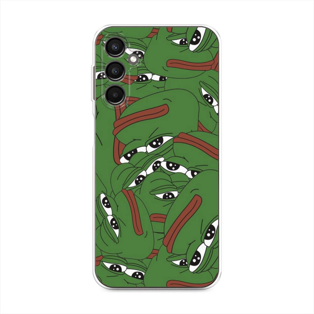 

Чехол Awog на Samsung Galaxy A24 "Печальный frog", Зеленый;белый, 2108050-9