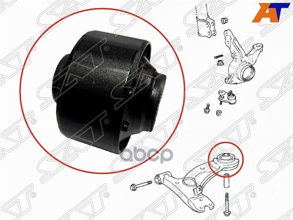 

SAT ST-48655-20140 Сайлентблок RR вертик нижнего FR рычага TOYOTA CARINA/CALDINA/CORONA 92