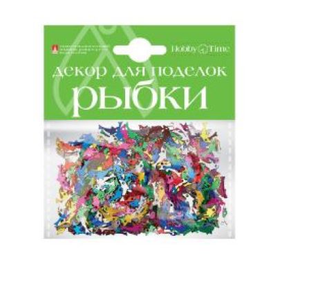 

Декор для поделок Сказочные рыбки №12 Альт 2-393, Разноцветный