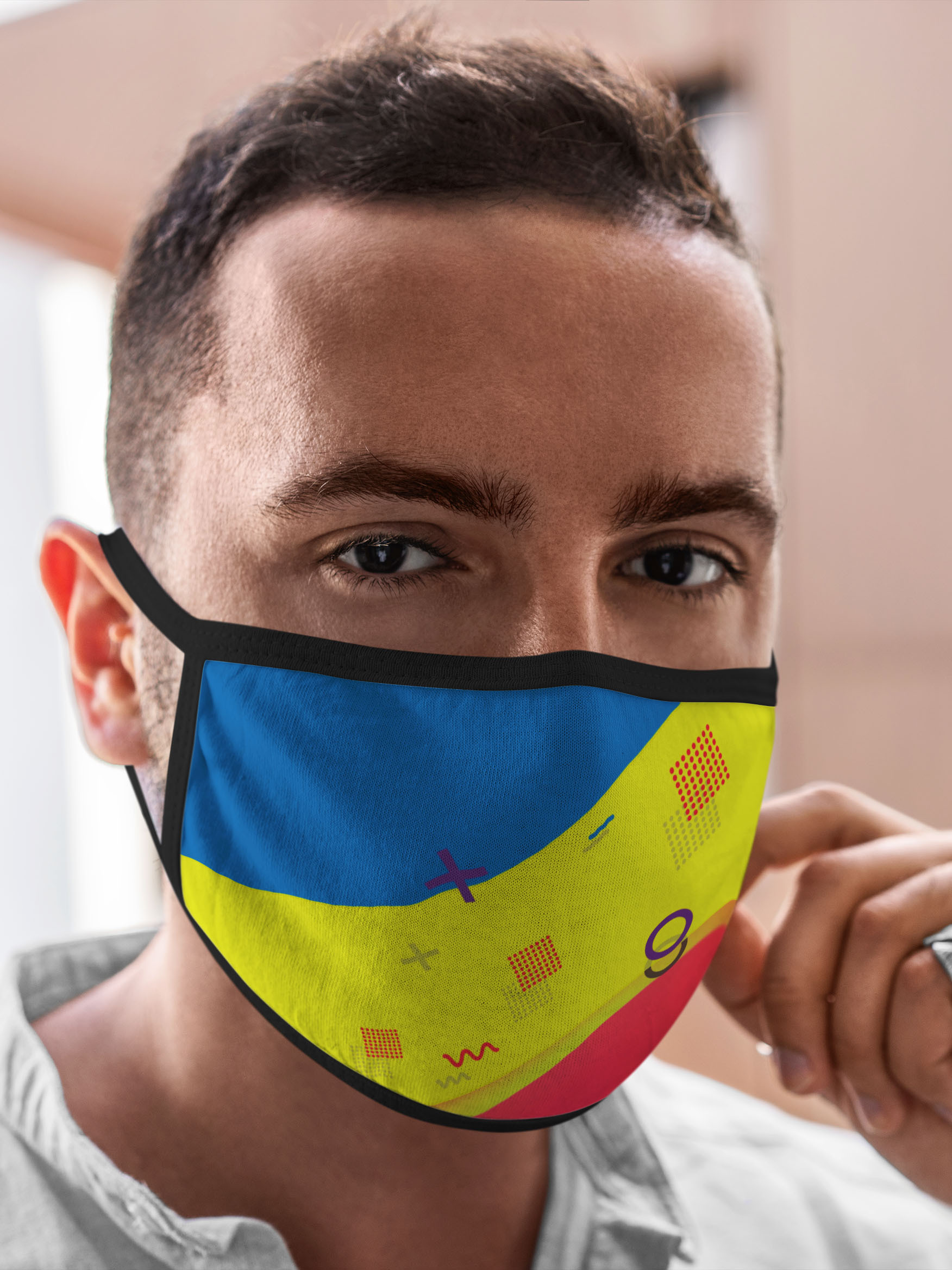 

Многоразовая маска унисекс Burnettie Геометрия Яркий Стиль Для Лета, Разноцветный, Геометрия Яркий Стиль Для Лета