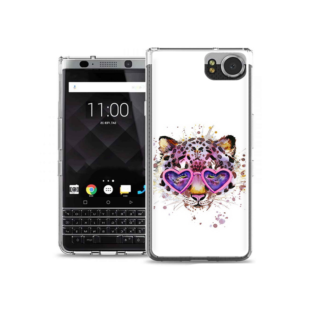 

Чехол MyPads Tocco для BlackBerry KeyOne модный леопард, Tocco