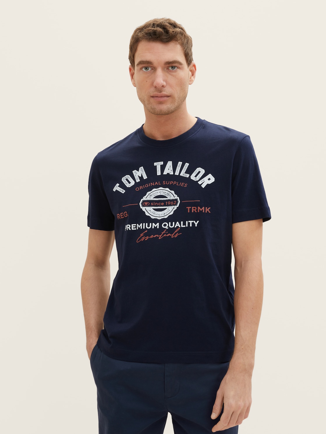 Футболка мужская TOM TAILOR 1037735 синяя L