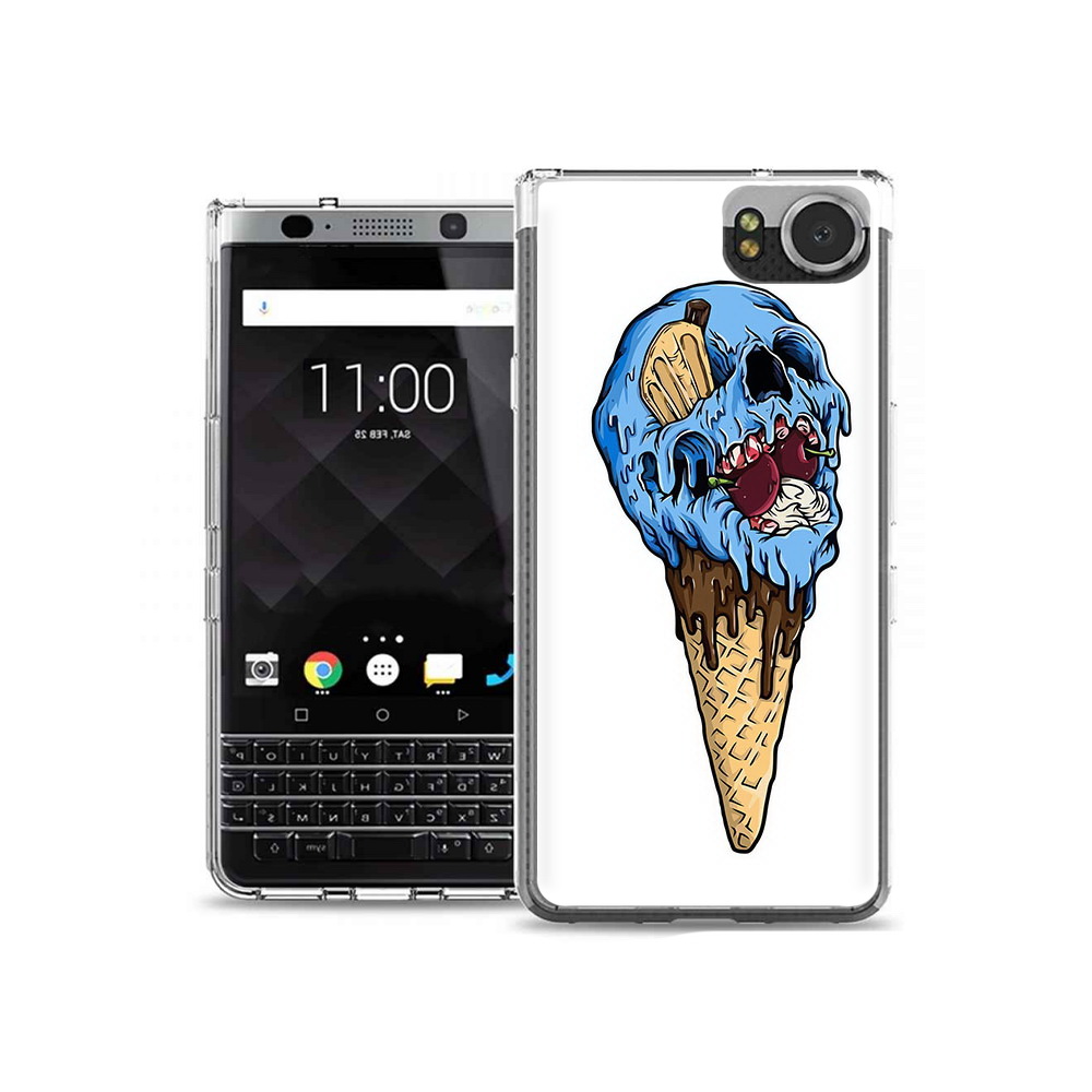 

Чехол MyPads Tocco для BlackBerry KeyOne мороженное череп, Tocco