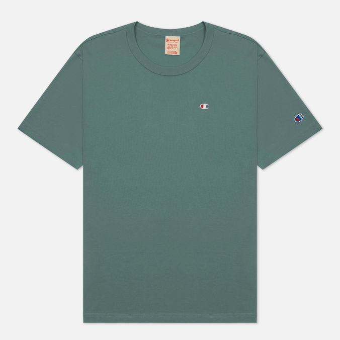 

Футболка мужская Champion Reverse Weave 216545-BS145 голубая M, 216545-BS145