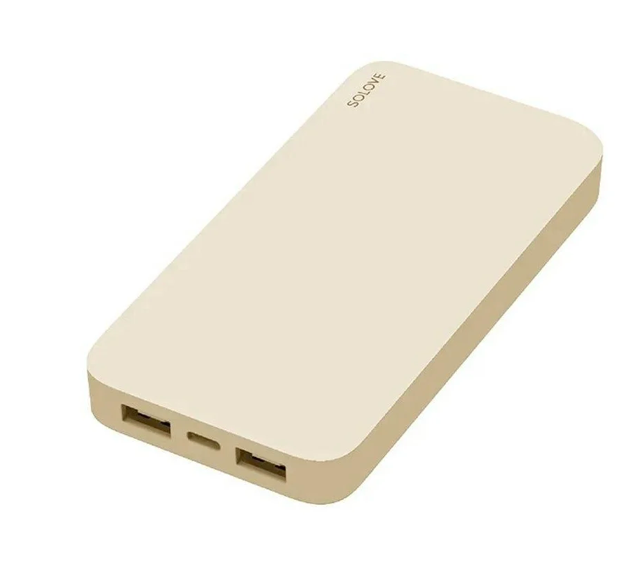 фото Внешний аккумулятор 20000 mah, xiaomi solove, бежевый, 003m beige rus