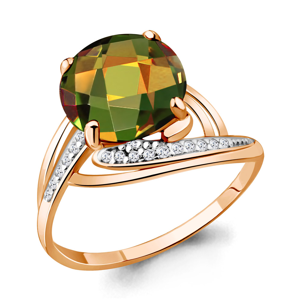 

Кольцо из серебра р.  AQUAMARINE 6527719А_925_з, 6527719А_925_з