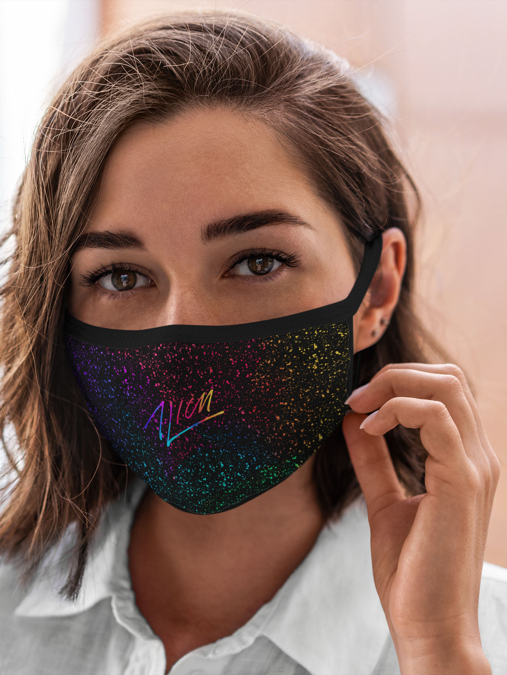 

Многоразовая маска унисекс Burnettie Электронная Avicii Автограф Rainbow, Разноцветный, Электронная Avicii Автограф Rainbow