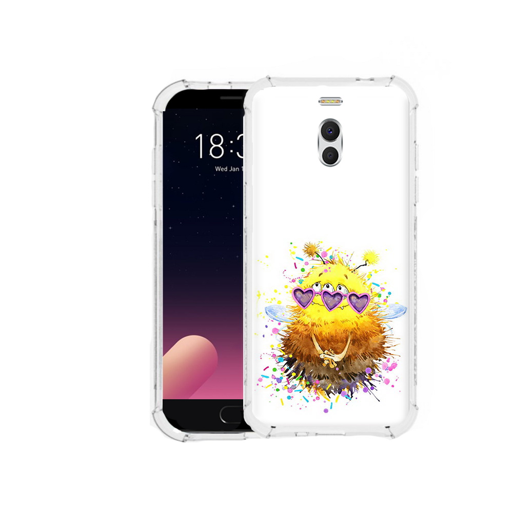 

Чехол MyPads Tocco для Meizu M6 Note Пушитый шмель, Прозрачный, Tocco