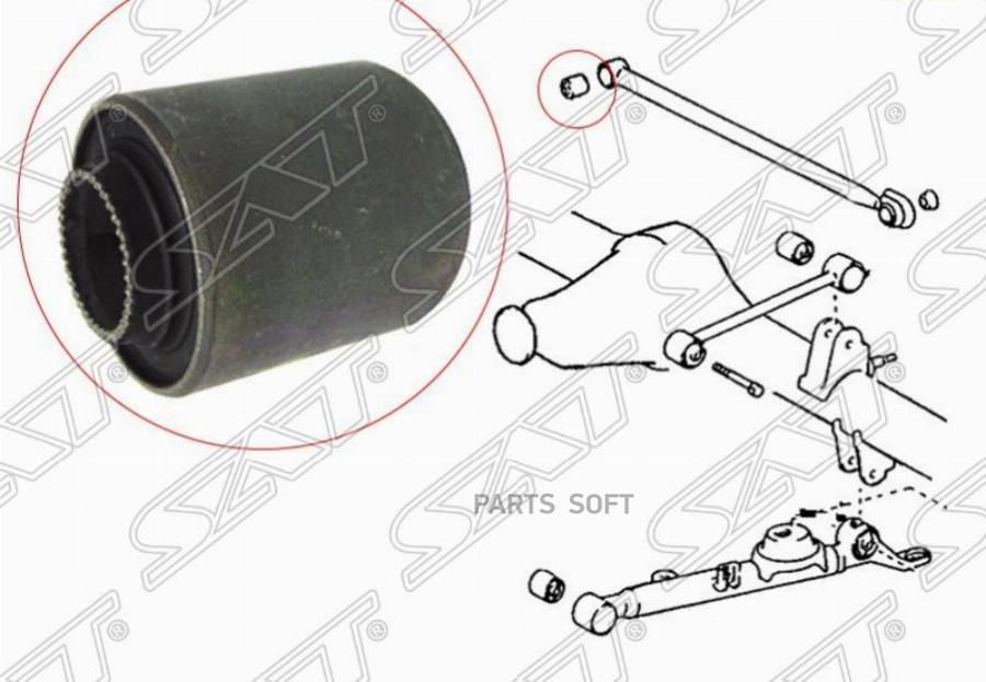 

Сайлентблок задней поперечной тяги TOYOTA HIACE/REGIUS/LITE/TOWNACE/NOAH/LUCIDA/ESTIMA EMI