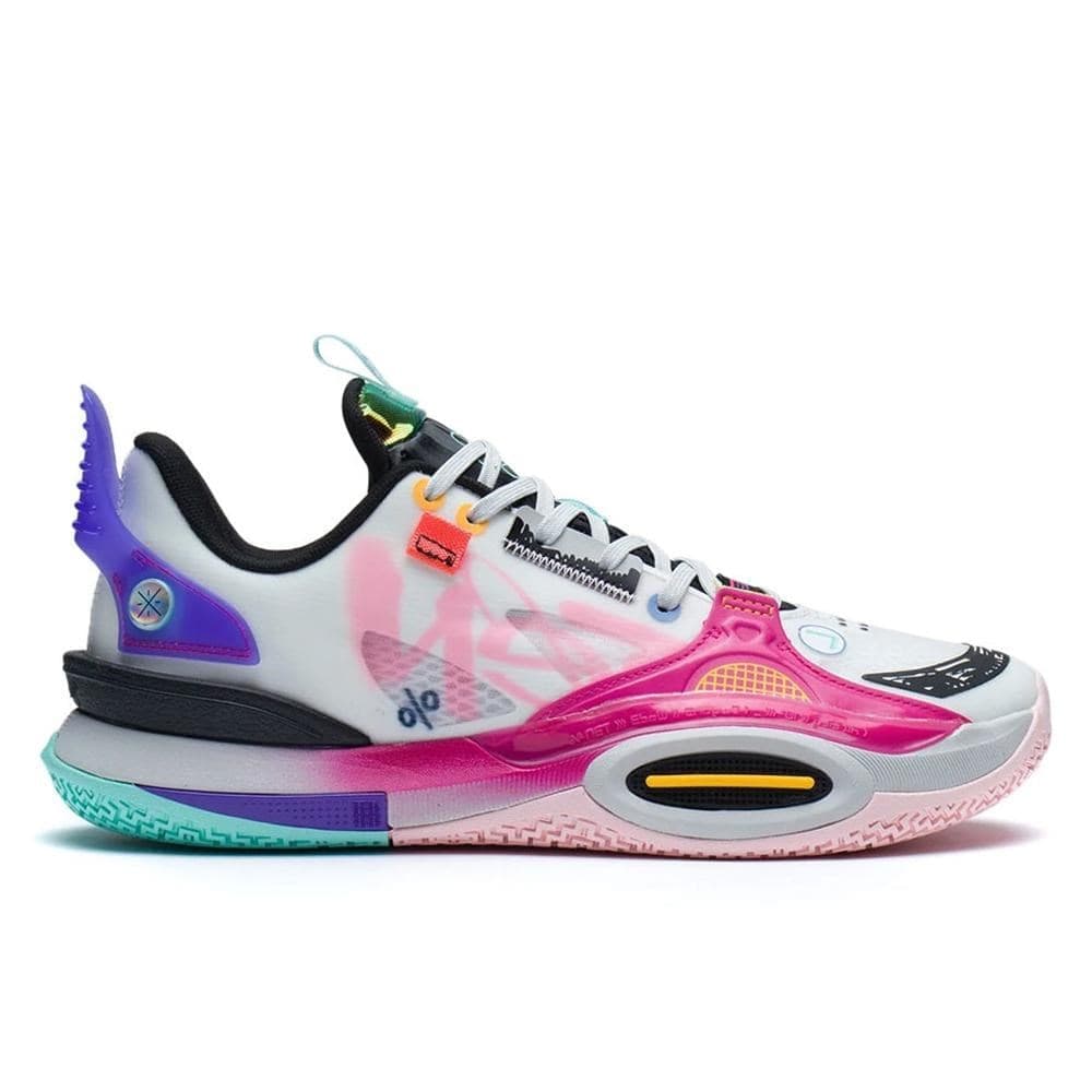 

Кроссовки унисекс Li-Ning ABAS019-2-2 белые 43.5 RU, ABAS019