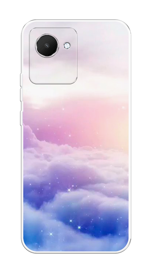 

Чехол на Realme C30 "Небеса", Голубой;белый;розовый, 2510550-2