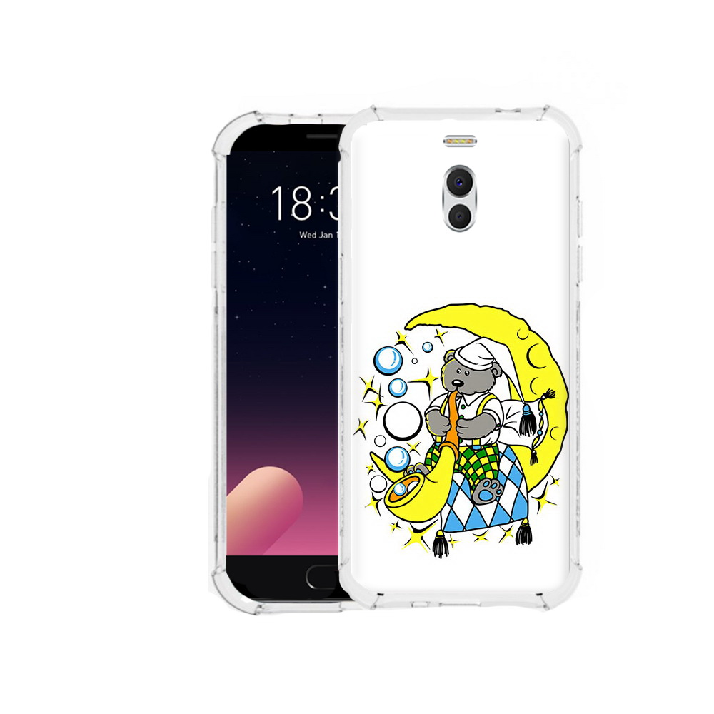 

Чехол MyPads Tocco для Meizu M6 Note Сырная луна, Прозрачный, Tocco