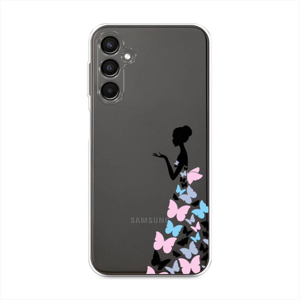 

Чехол Awog на Samsung Galaxy A24 "Платье из бабочек", Белый;розовый, 2108050-1