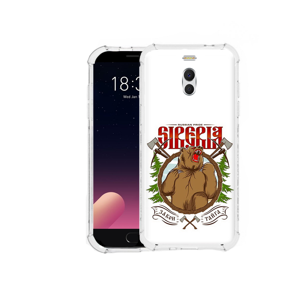 

Чехол MyPads Tocco для Meizu M6 Note Тайга, Прозрачный, Tocco