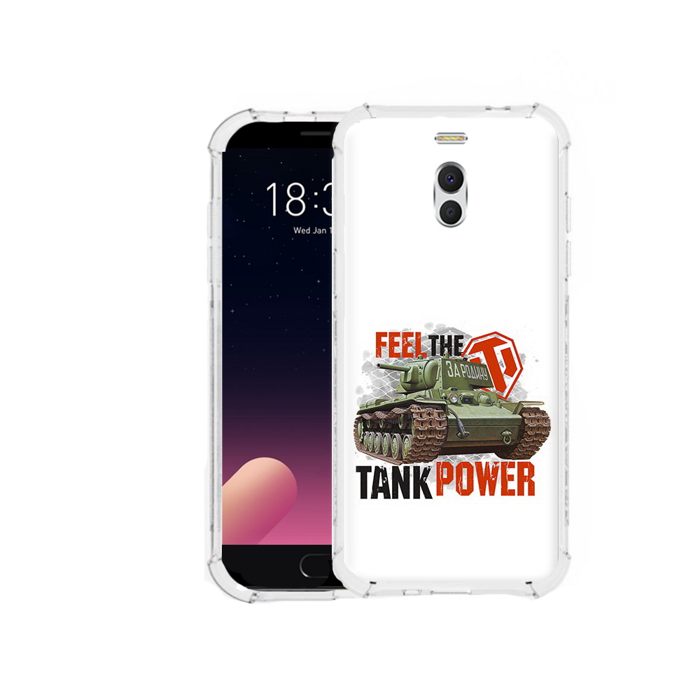 

Чехол MyPads Tocco для Meizu M6 Note Танк, Прозрачный, Tocco