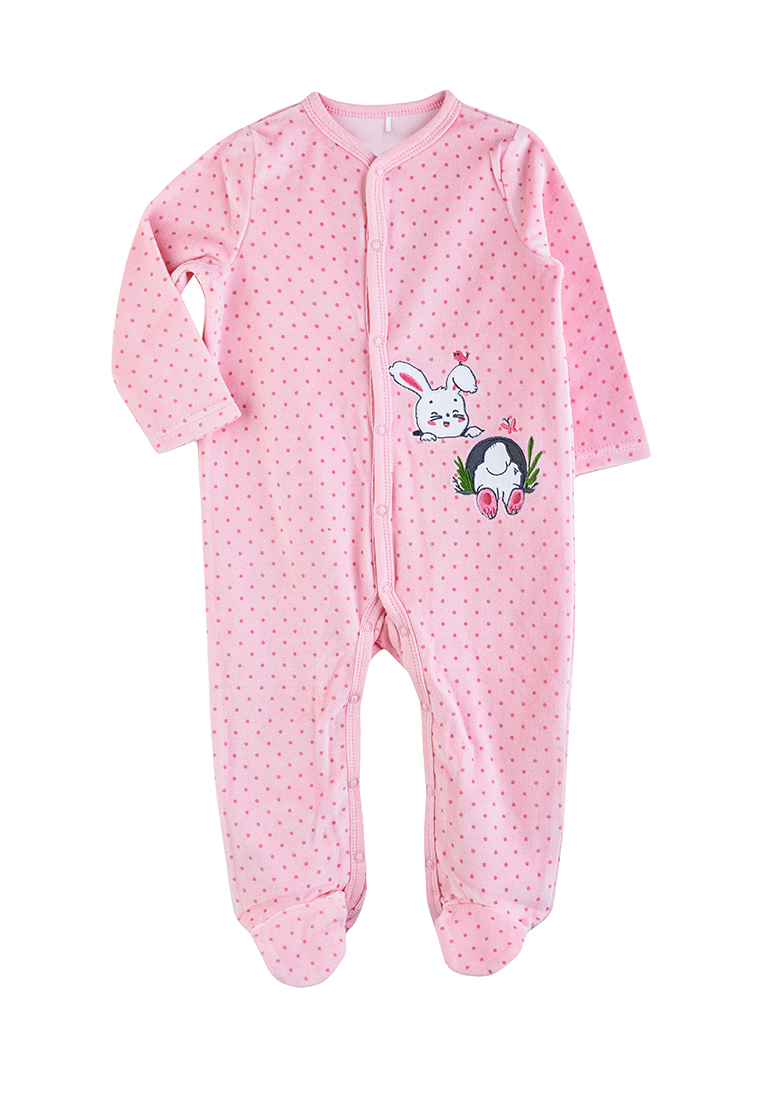 фото Комбинезон детский повседневный kari baby aw21b11104005 розовый р.62