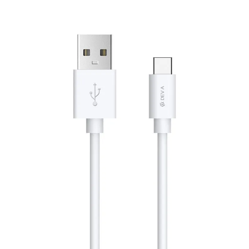 Кабель Devia Smart series USB- Type-C, 5 В, 2 А, 1 м, белый (120EC0820010)