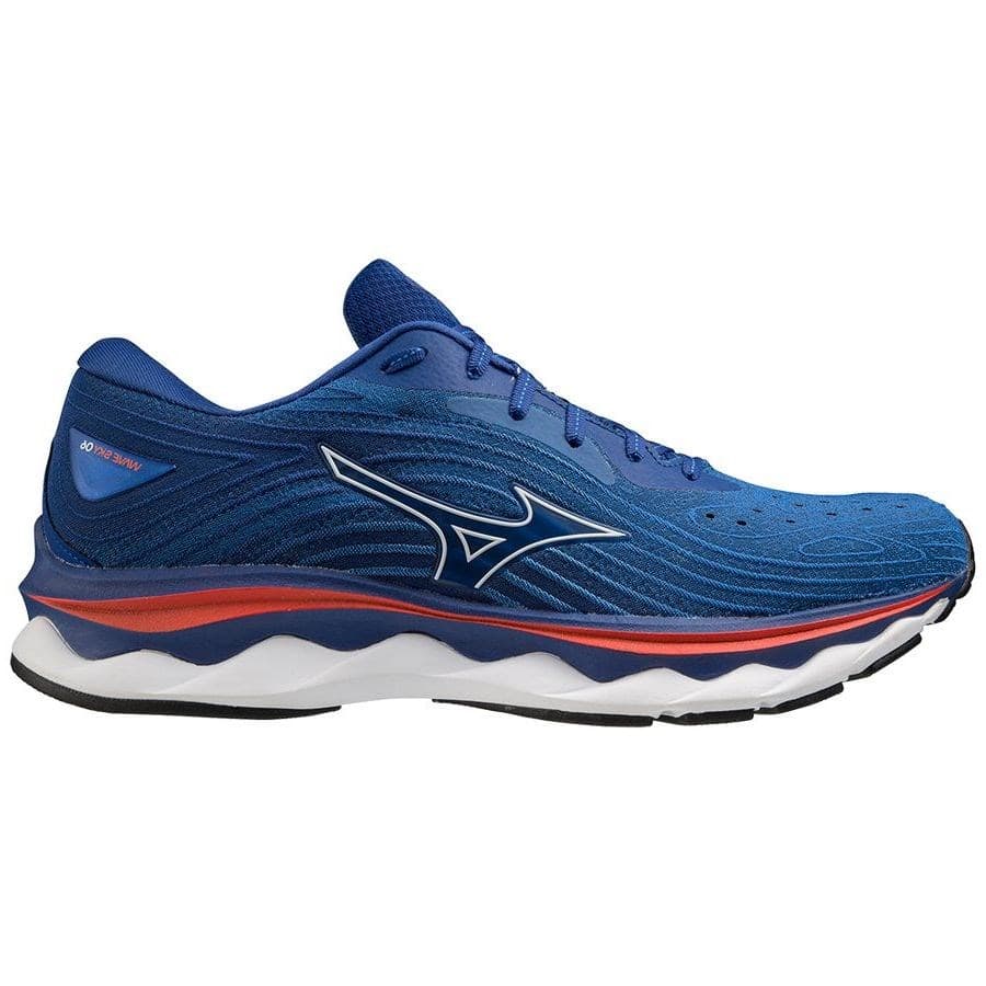 

Кроссовки мужские Mizuno WAVE SKY 6 синие 43.5 RU, Синий, WAVE SKY 6