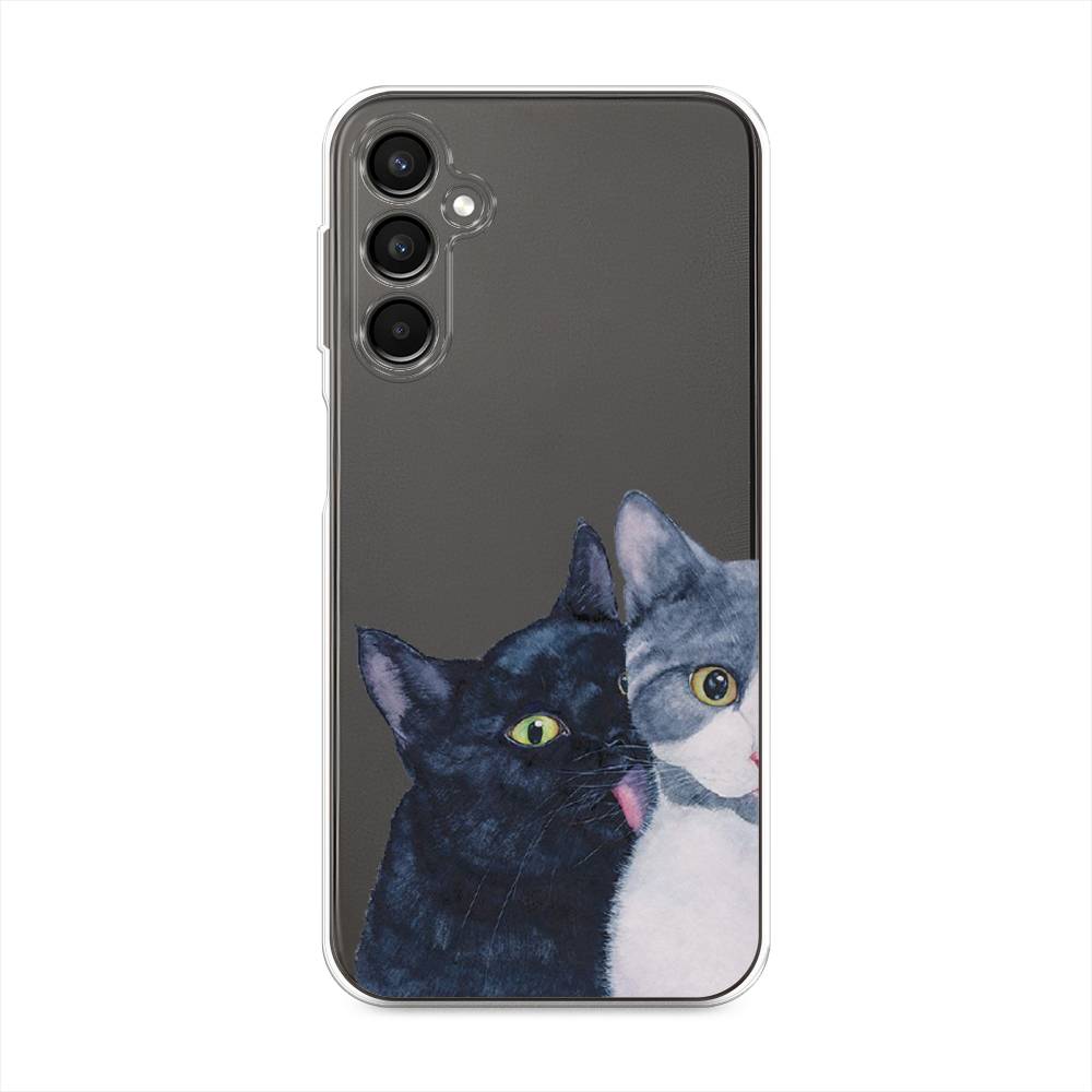 

Чехол Awog на Samsung Galaxy A24 "Кошачья любовь", Синий, 2108050-1