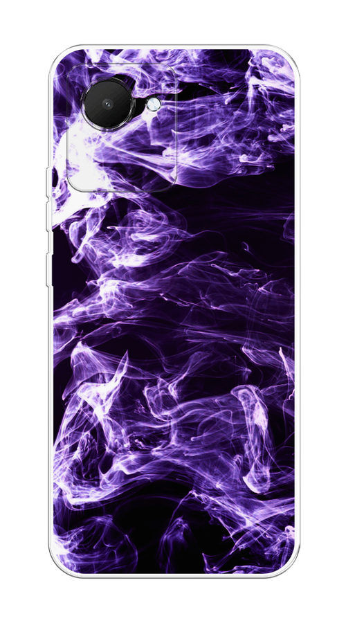 

Чехол на Realme C30 "Фиолетовый дым", Фиолетовый;белый;черный, 2510550-3