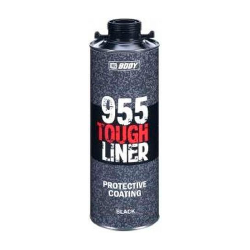 9550200001_сверхпрочное защитное покрытие! BODY TOUGH LINER 955 0.6л, черн. 100056236061