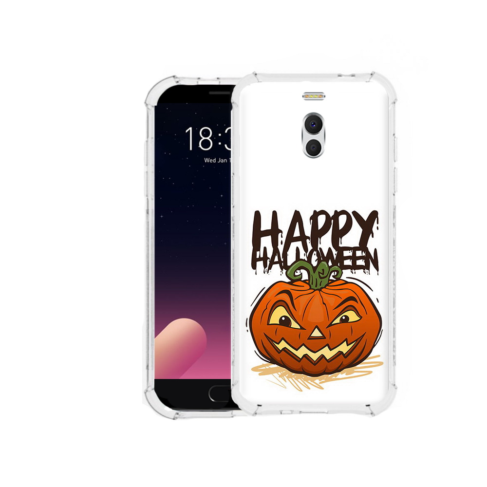 

Чехол MyPads Tocco для Meizu M6 Note Хэллоуин счастливый, Прозрачный, Tocco