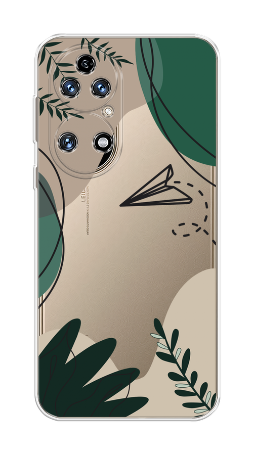 

Чехол на Huawei P50 "Secret Garden", Зеленый;бежевый;черный, 6104950-1