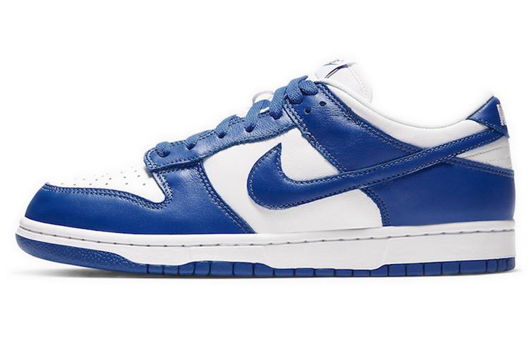 

Кеды унисекс Nike Dunk Low Kentucky белые 40.5 EU, Белый, Dunk Low Kentucky