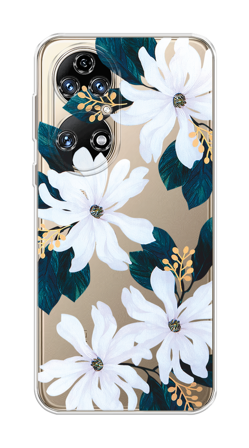 

Чехол на Huawei P50 "Delilah Flower", Зеленый;белый, 6104950-1