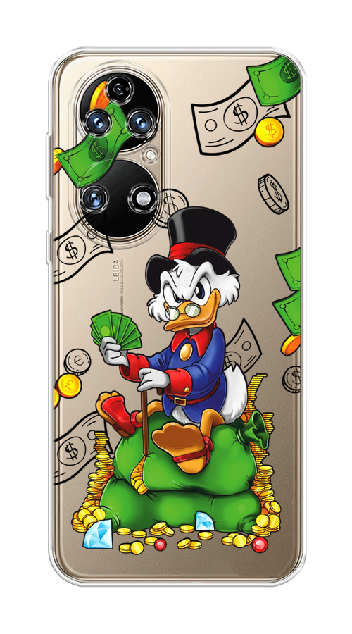 

Чехол на Huawei P50 "Scrooge Richness", Черный;синий;зеленый, 6104950-1