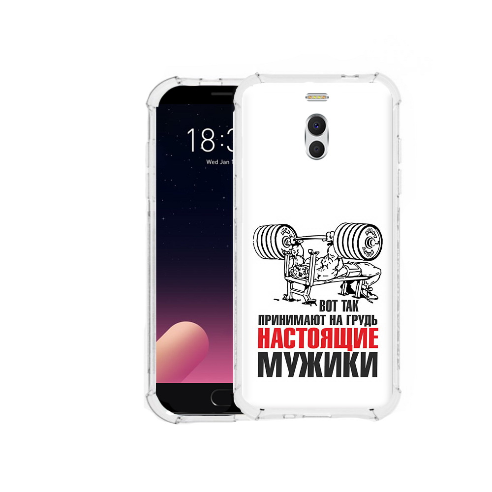 

Чехол MyPads Tocco для Meizu M6 Note бодибилдинг для мужиков, Прозрачный, Tocco