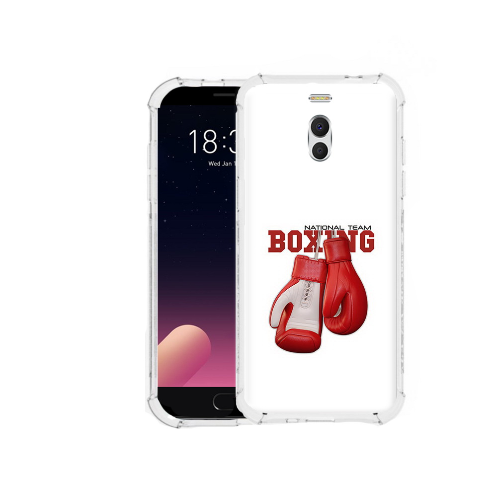 

Чехол MyPads Tocco для Meizu M6 Note боксерские перчатки, Прозрачный, Tocco