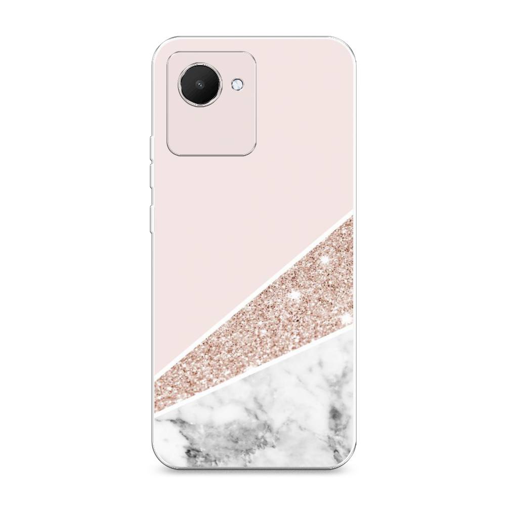 

Чехол на Realme C30 "Блестящий розовый мрамор", 2510550-3
