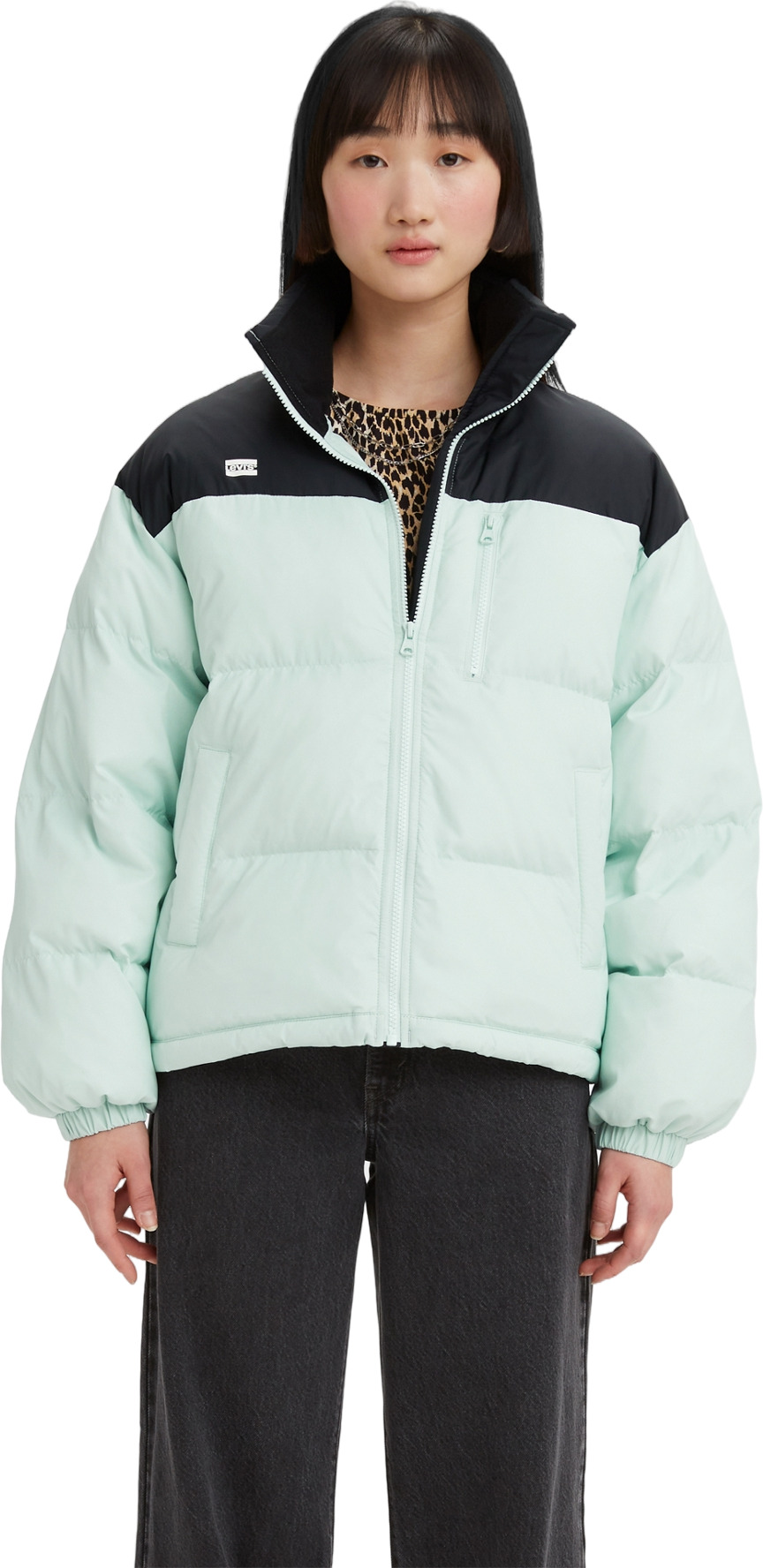 Куртка женская Levi's Women Noe Short Puffer Jacket голубая M